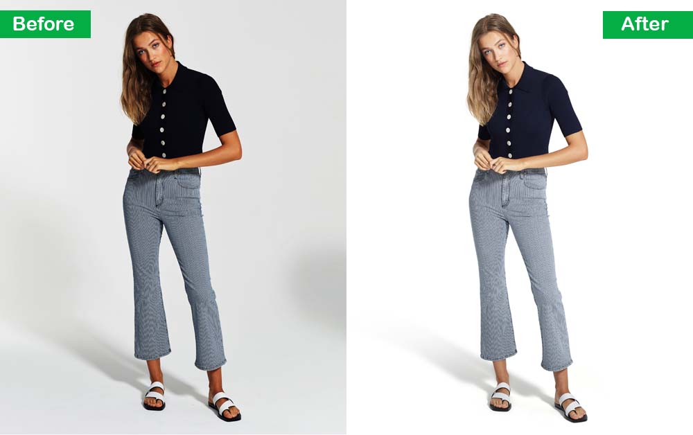 E-commerce Photo Editing Service with professional shadow effects, creating realistic depth and highlighting your products