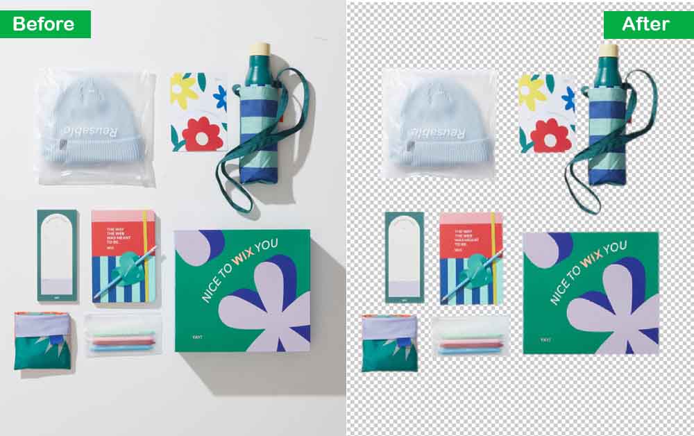 E-commerce Photo Editing Service offering precise background removal to make your products stand out in clean, polished images